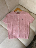 Polo Ralph Lauren Cable-Knit Short-Sleeve Cardigan —