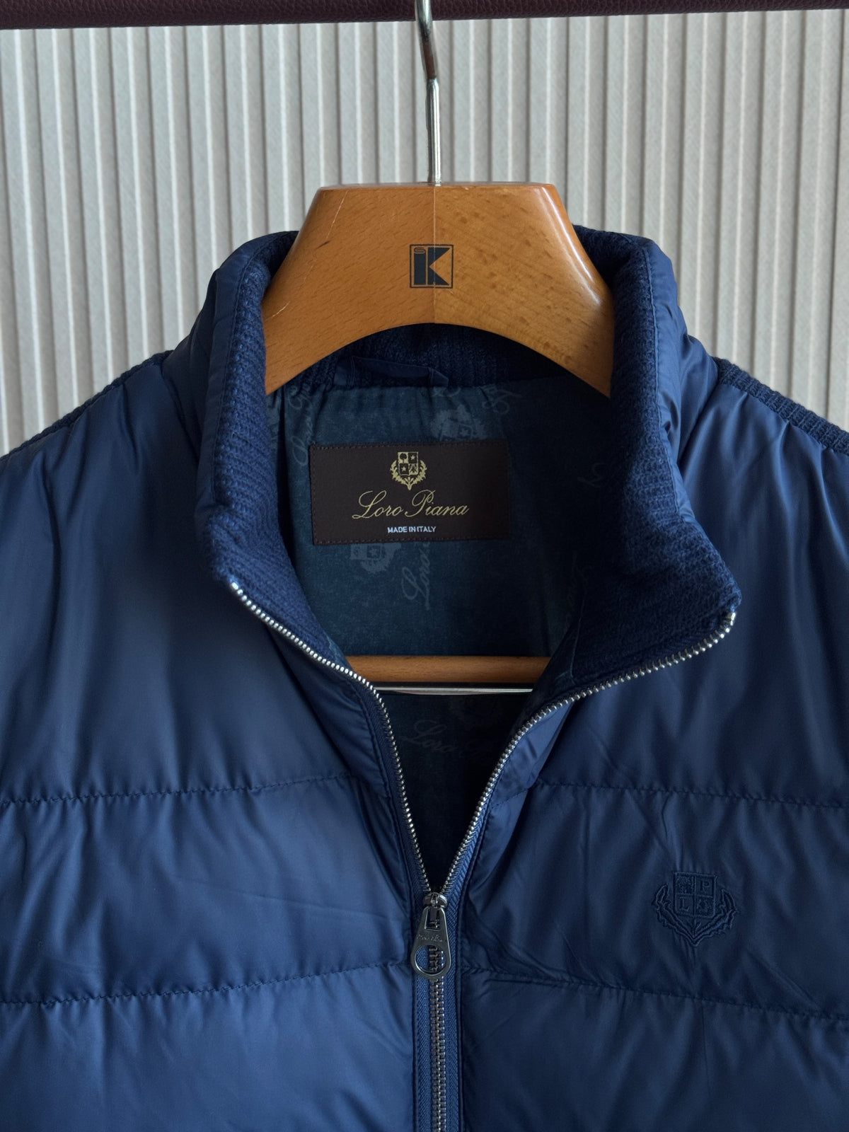 Loro Piana Navy Hybrid Vest