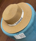 LOEWE White Band Straw Hat