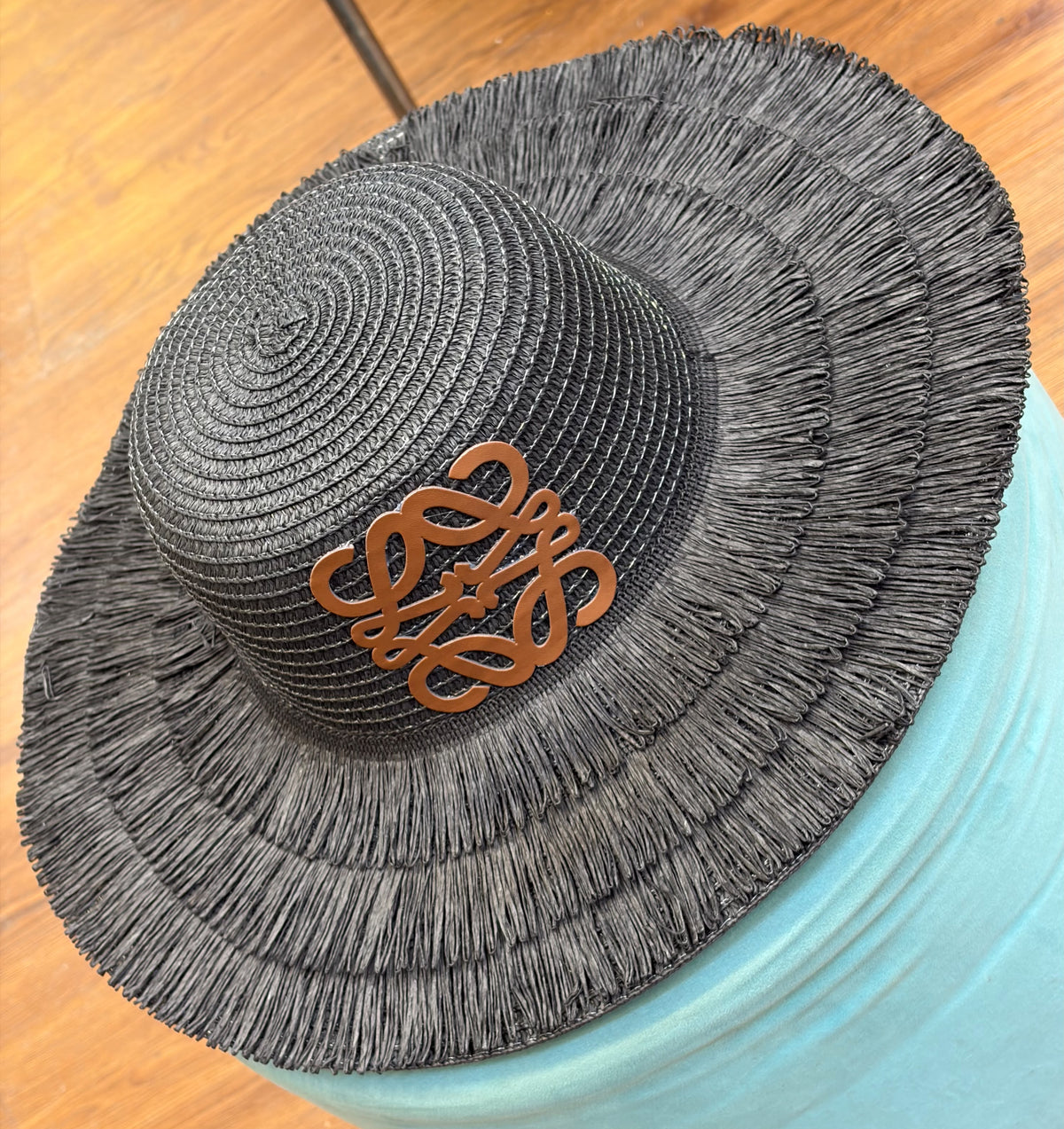 LOEWE Fringed Anagram Hat