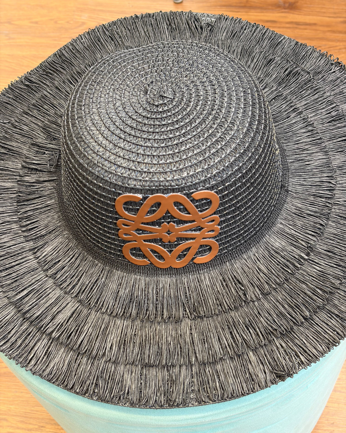 LOEWE Fringed Anagram Hat