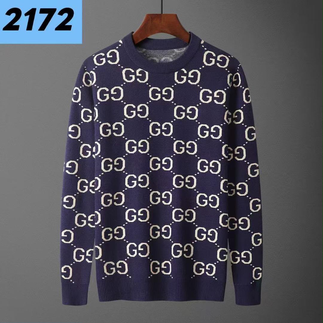 Gucci Small GG Sleeve Stripe Sweater