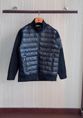 MONCLER Black Hybrid Zip Jacket