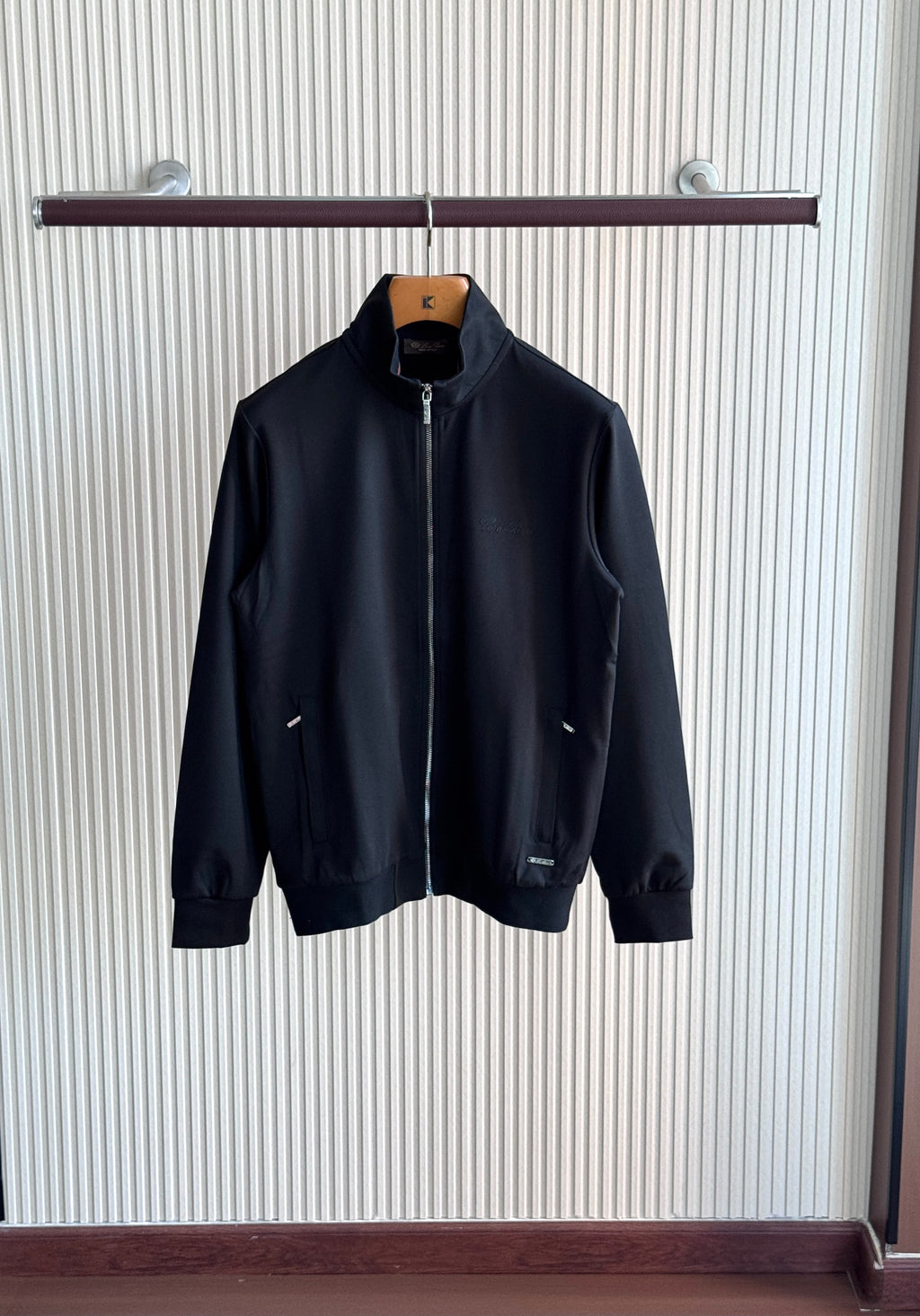 Loro Piana Striped Collar Jacket and Trouser Set