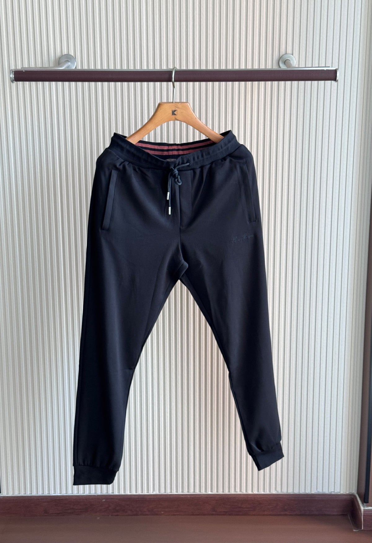 Loro Piana Striped Collar Jacket and Trouser Set
