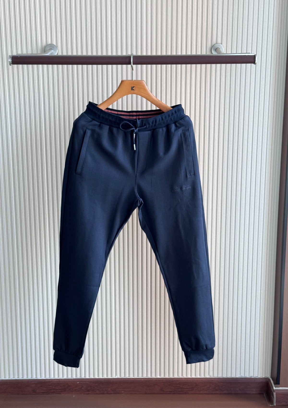 Loro Piana Striped Collar Jacket and Trouser Set