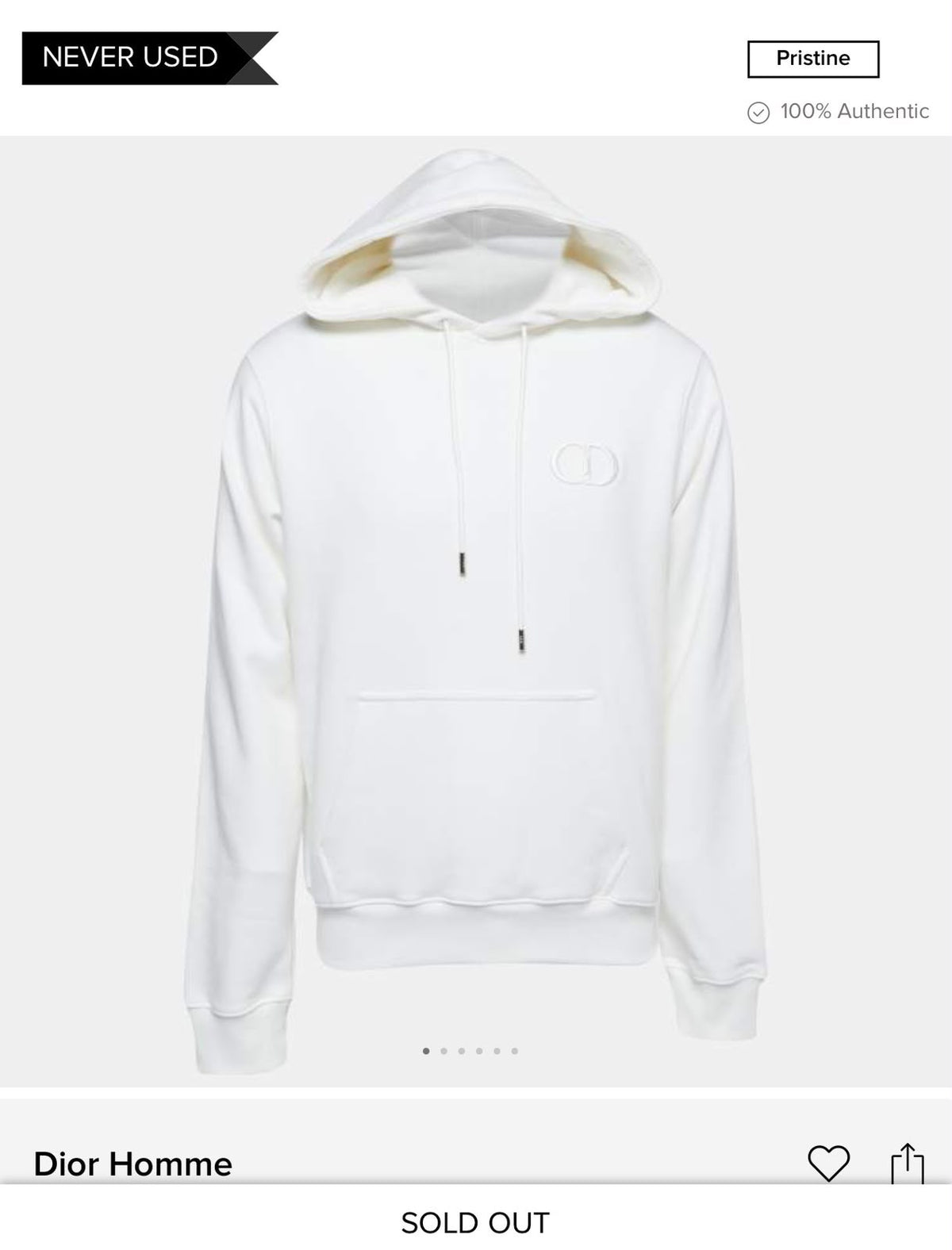 Dior CD Logo Pullover Hoodie