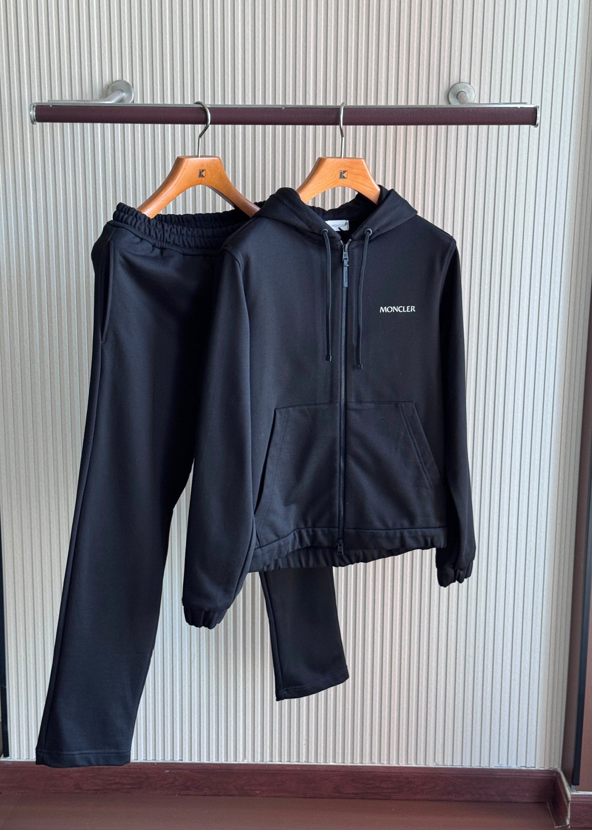 MONCLER Lettered Hoodie and Trouser Set