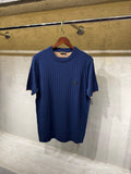 Loro Piana Fine Ribbed Short Sleeve Crew Neck