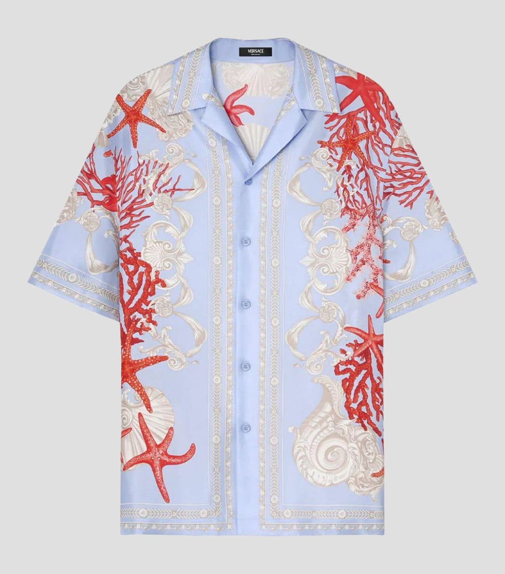 VERSACE Coral Starfish Shirt Shorts Set