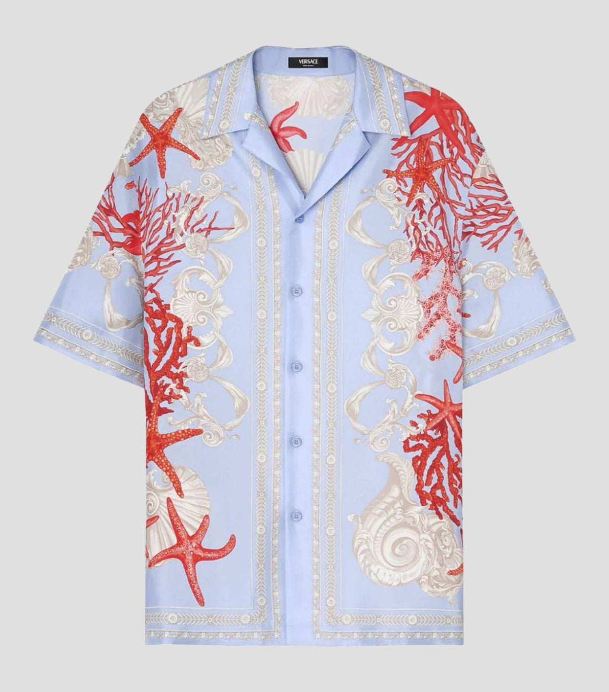VERSACE Coral Starfish Shirt Shorts Set