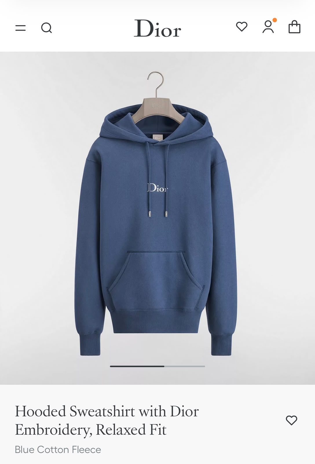 Dior Lettered Pullover Hoodie