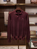 Loro Piana Vertical Rib Long Sleeve Polo