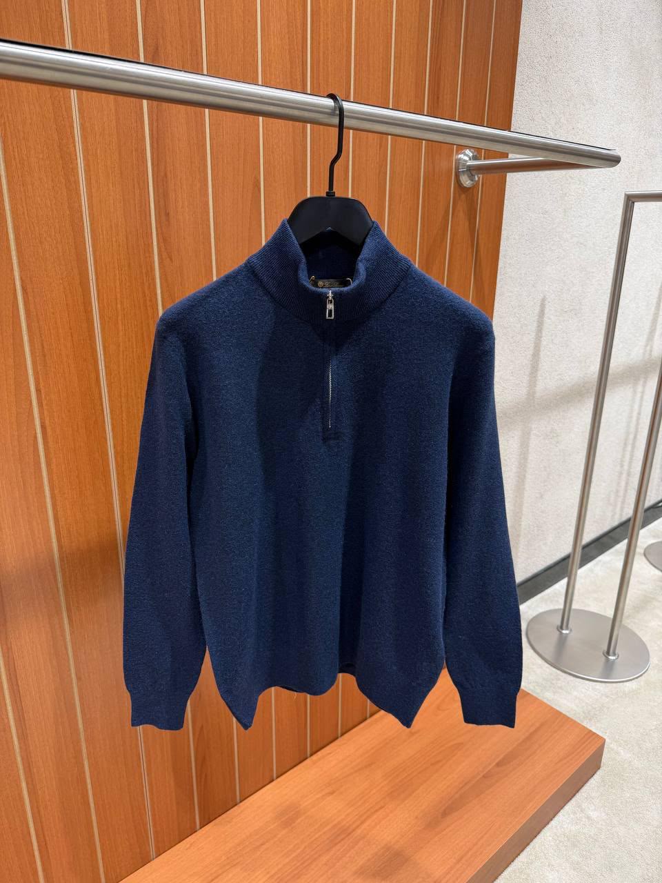 Loro Piana Knit Half Zip Pullover