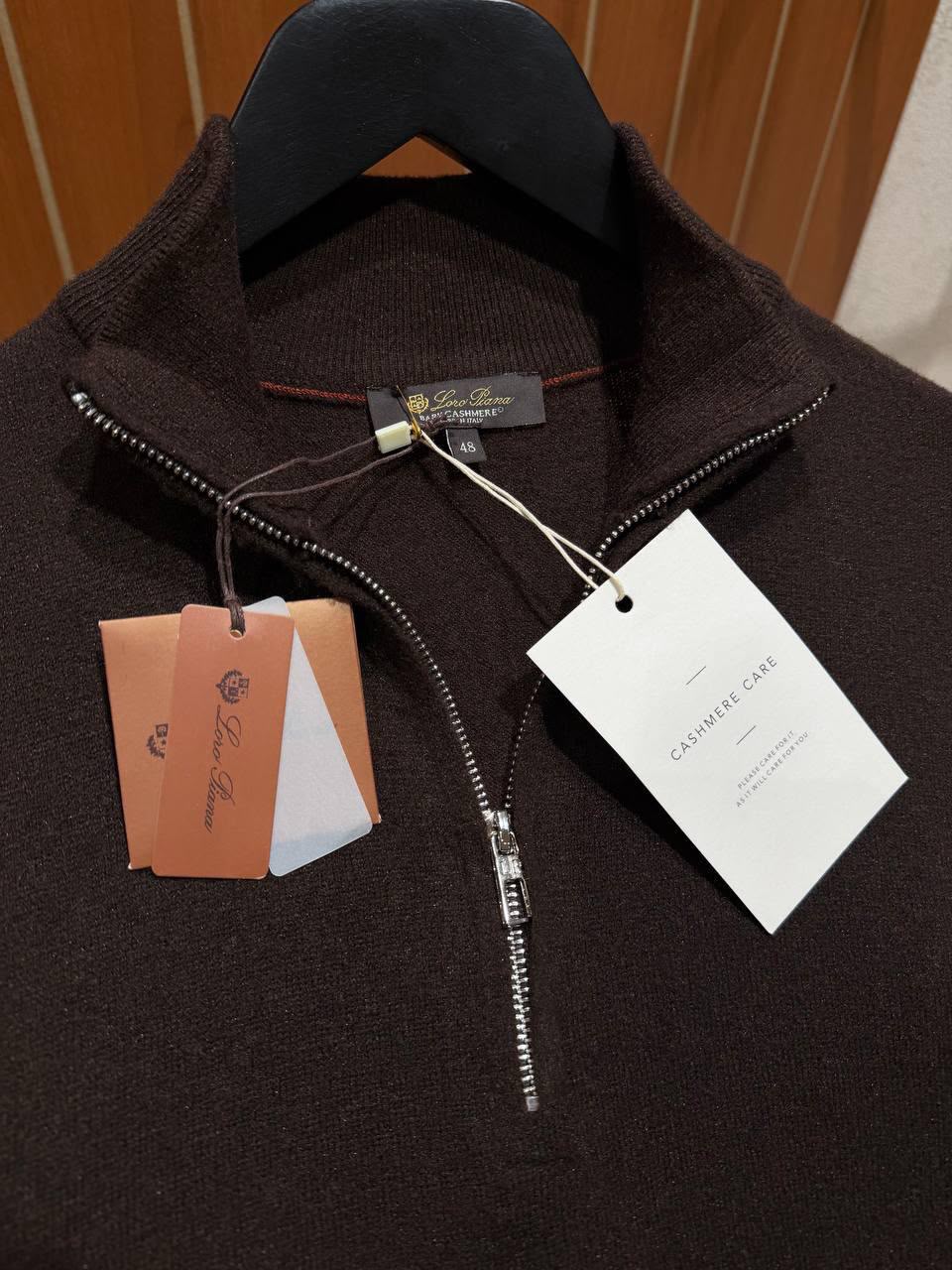 Loro Piana Knit Half Zip Pullover