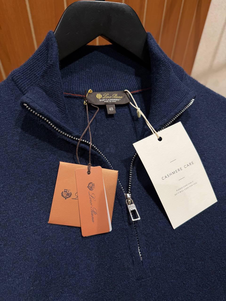 Loro Piana Knit Half Zip Pullover