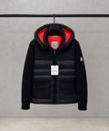MONCLER Hooded Quilted Front Red Lining Jacket