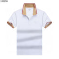Burberry Contrast Collar Red Piping Polo