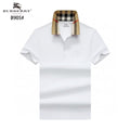 Burberry Check Collar Short Sleeve Polo