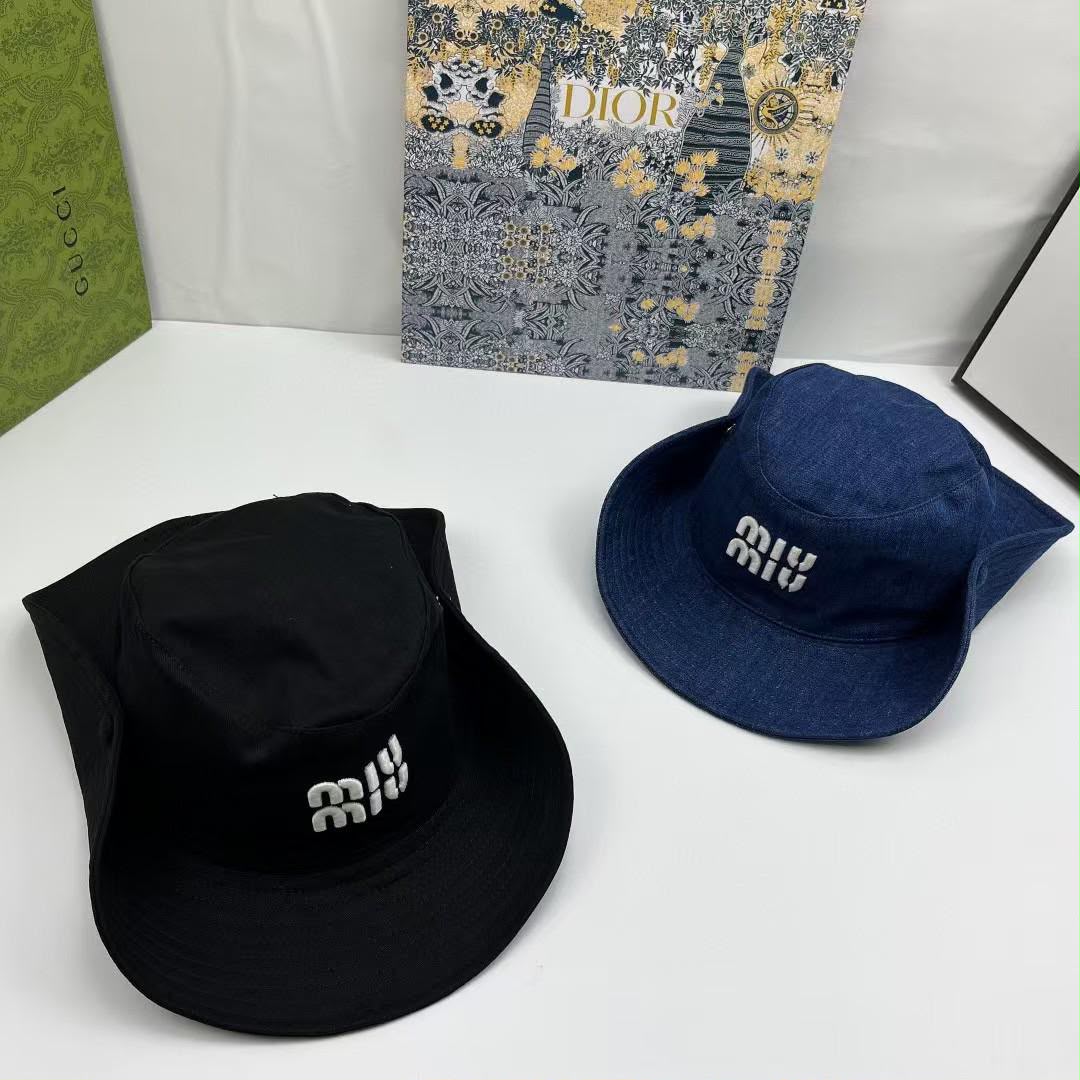 Miu Miu Woven Bucket Hat