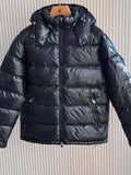 MONCLER Shiny Hooded Puffer Jacket