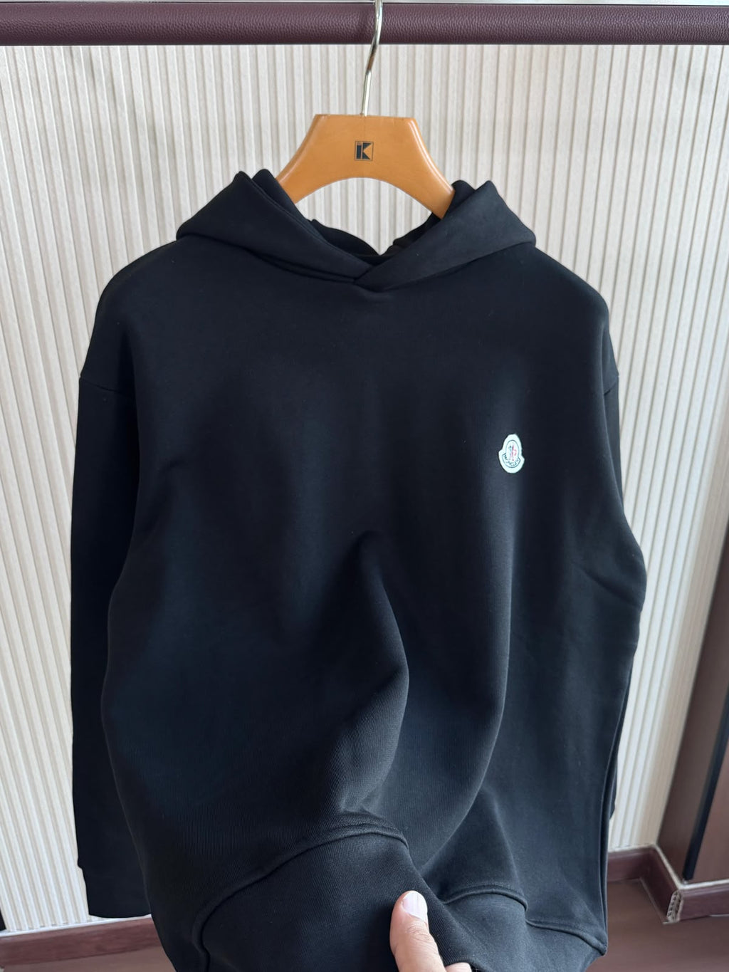 MONCLER Small Logo Pullover Hoodie
