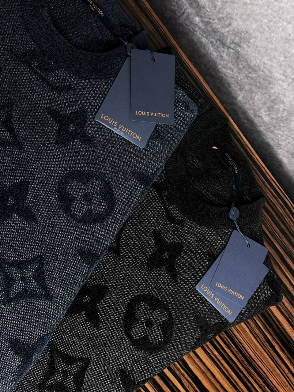 LV All Over Monogram Crew Neck Sweater