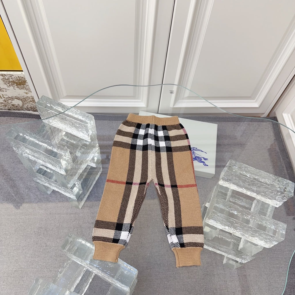 Burberry Kids Camel Check Hooded Set