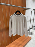 HERMES Stitched Neck Knit Pullover