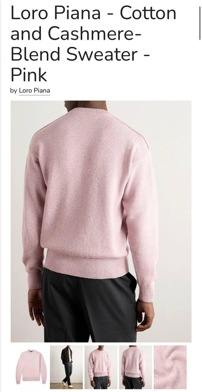 Loro Piana Knit Crewneck Pullover