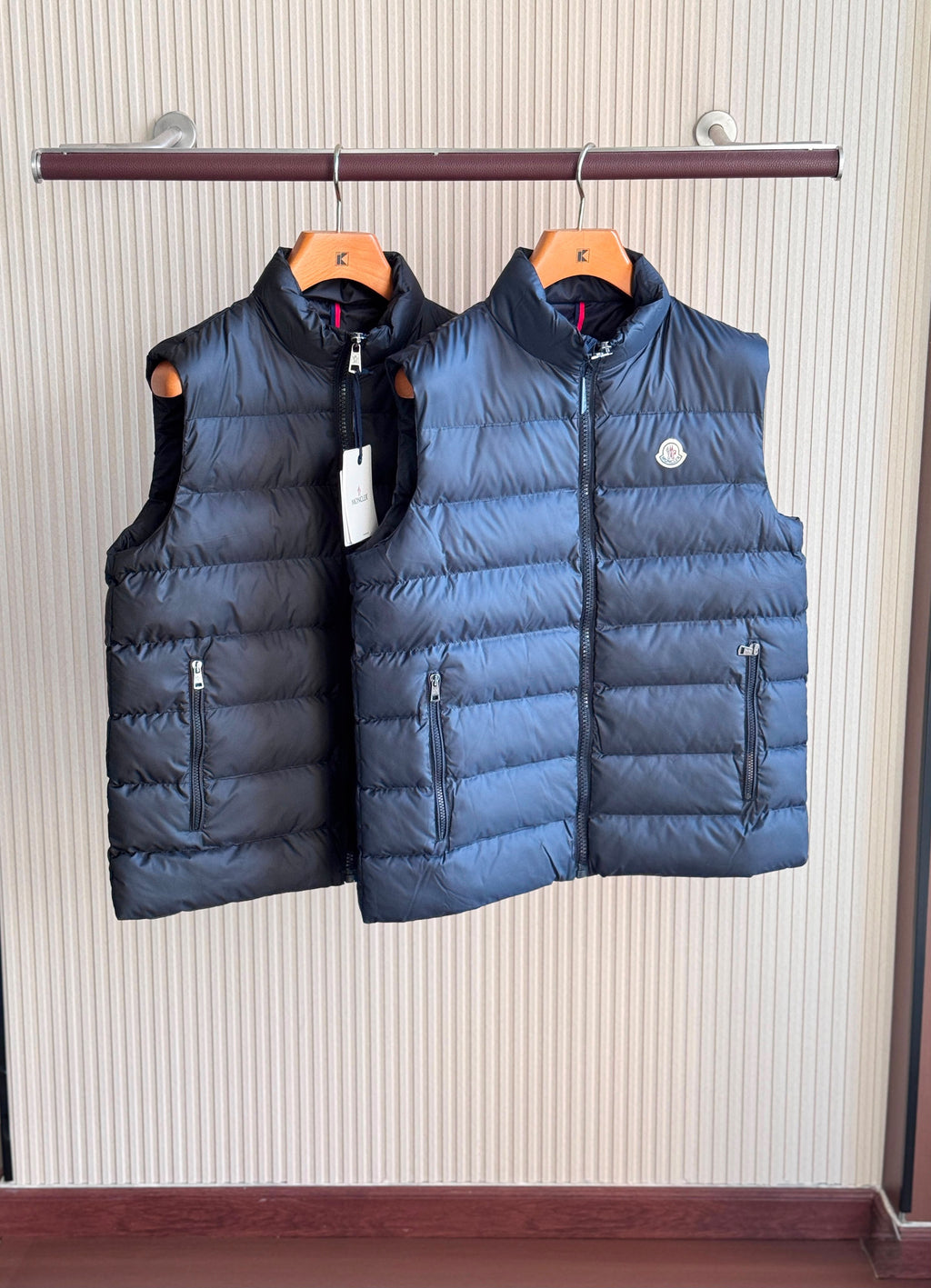MONCLER Stand Collar Puffer Vest