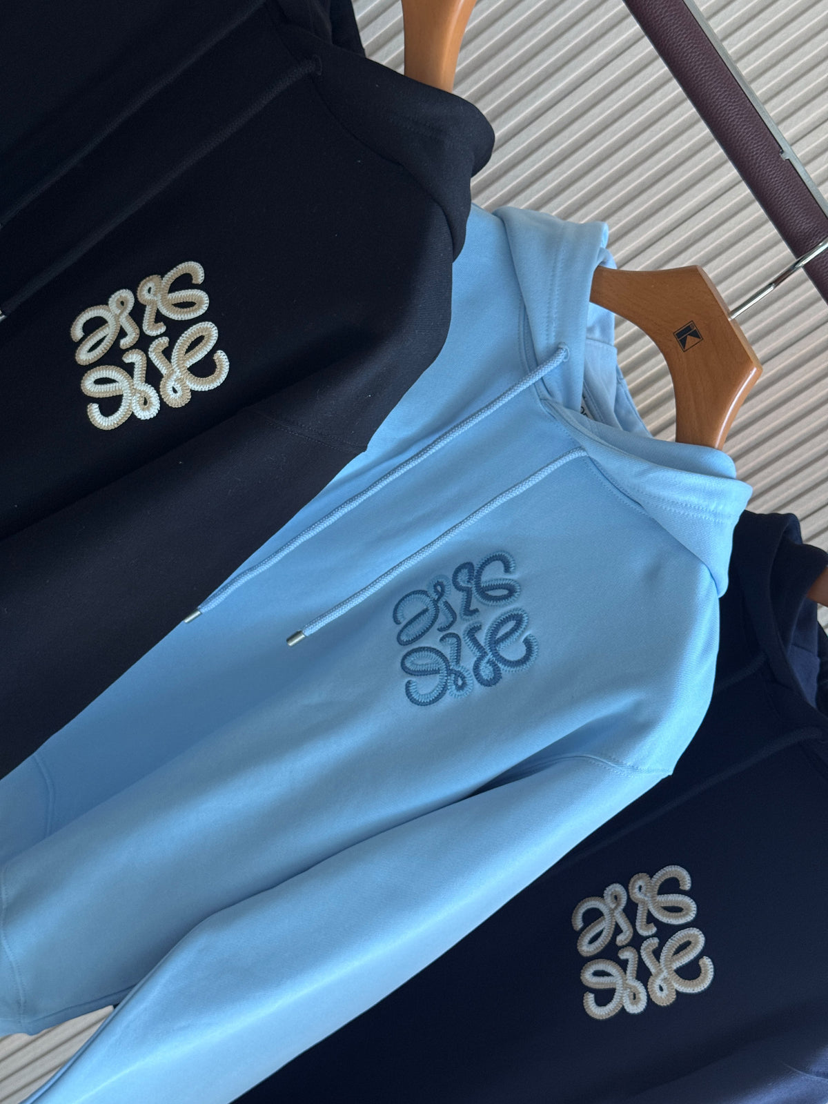 LOEWE Drawstring Anagram Hoodie