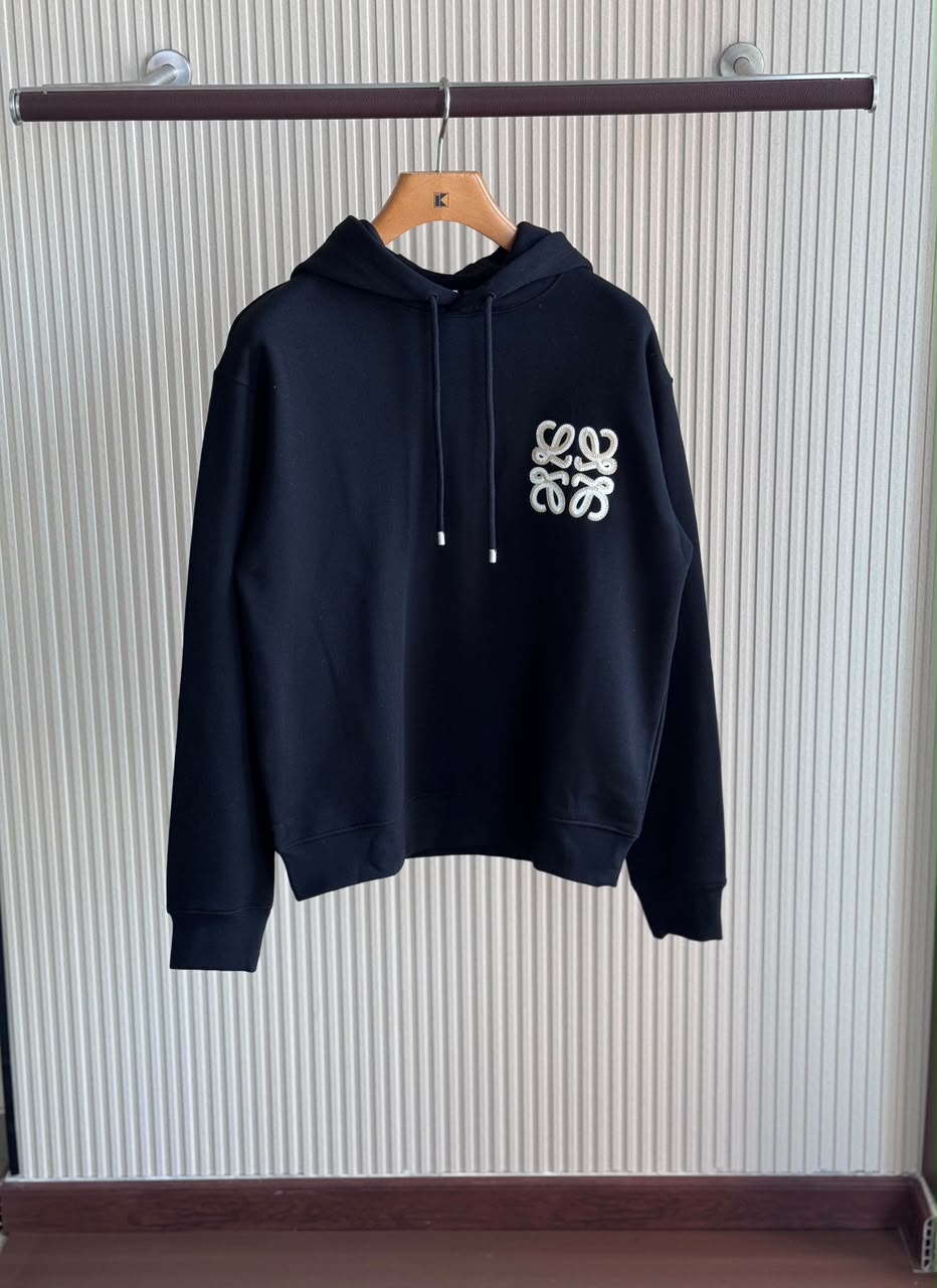 LOEWE Drawstring Anagram Hoodie
