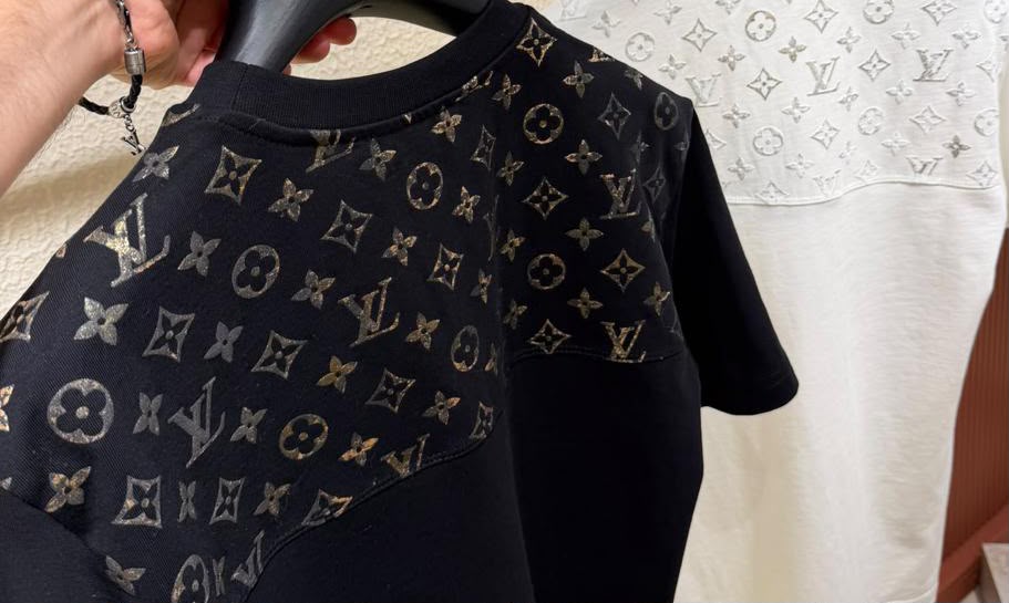 LV Monogram Pocket Back Panel T Shirt