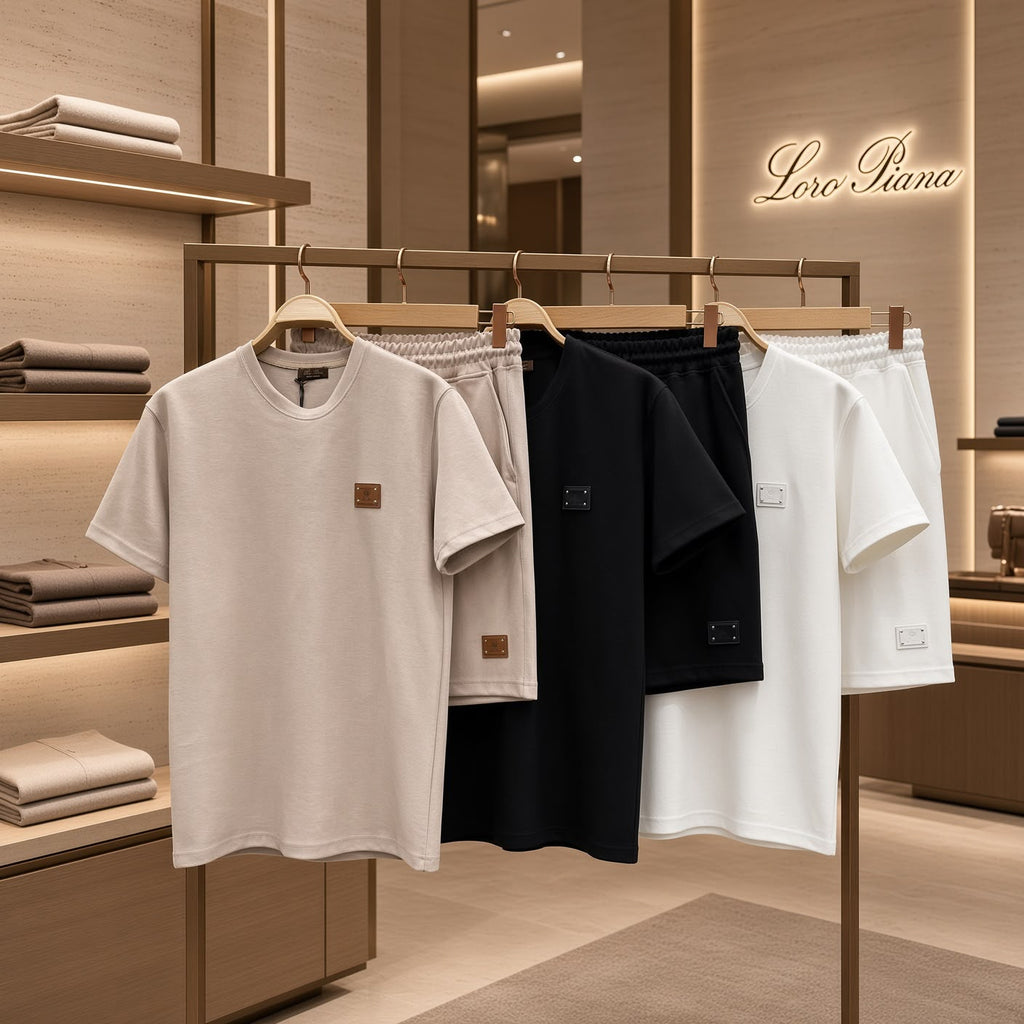 Loro Piana Plaque T Shirt Shorts Set