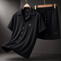 Dolce Gabbana Button Shirt Shorts Set