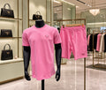 Prada Triangle Logo T Shirt Shorts Set