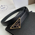 PRADA – Saffiano Leather Belt