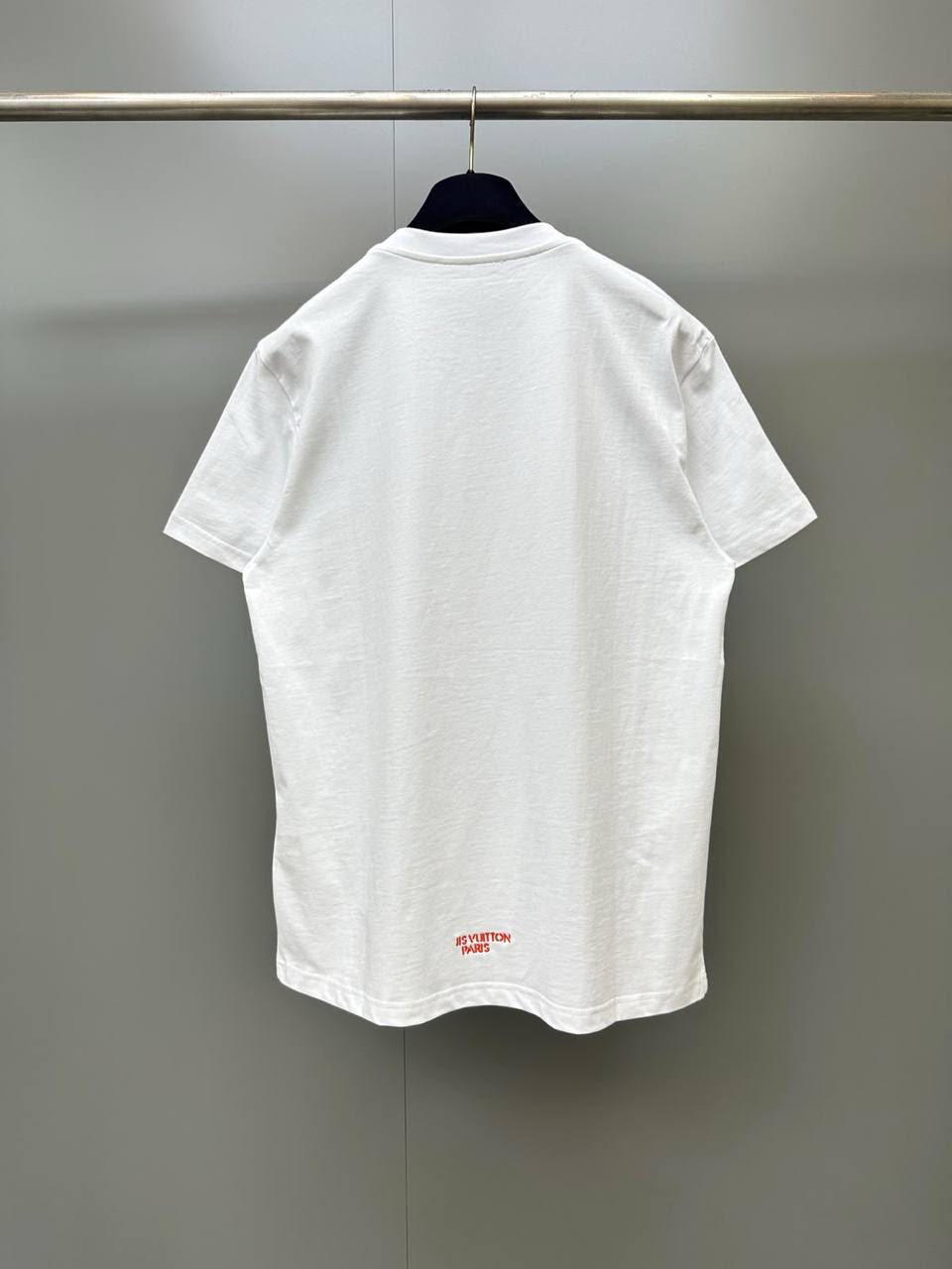 LV White Large Logo T Shirt