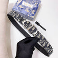 Dior Oblique Saddle CD Buckle Belt