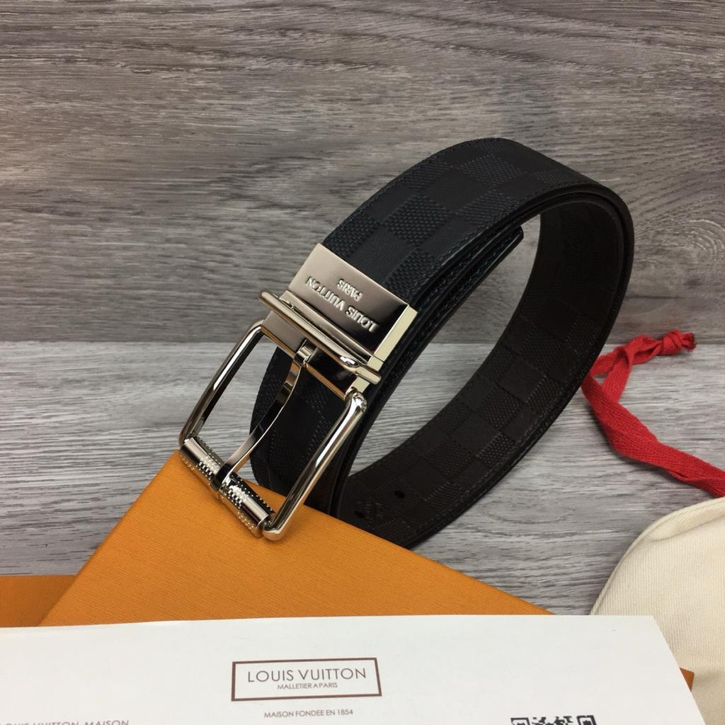 Louis Vuitton Damier Infini Reversible Leather Belt