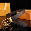 Louis Vuitton Pont Neuf Leather Belt