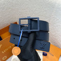Louis Vuitton LV Aerogram Leather Belt