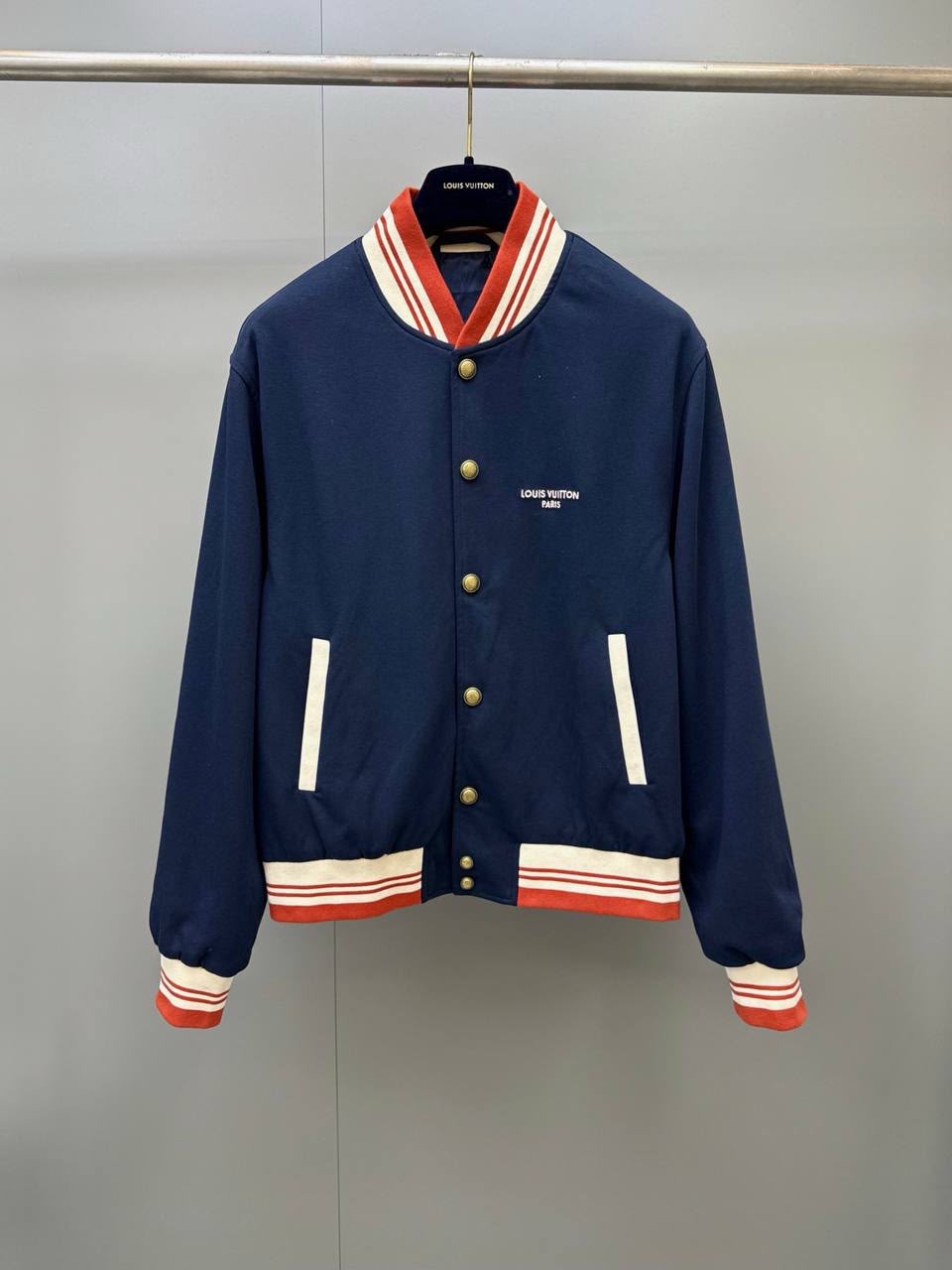 LV Navy Contrast Trim Jacket