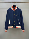 LV Navy Contrast Trim Jacket