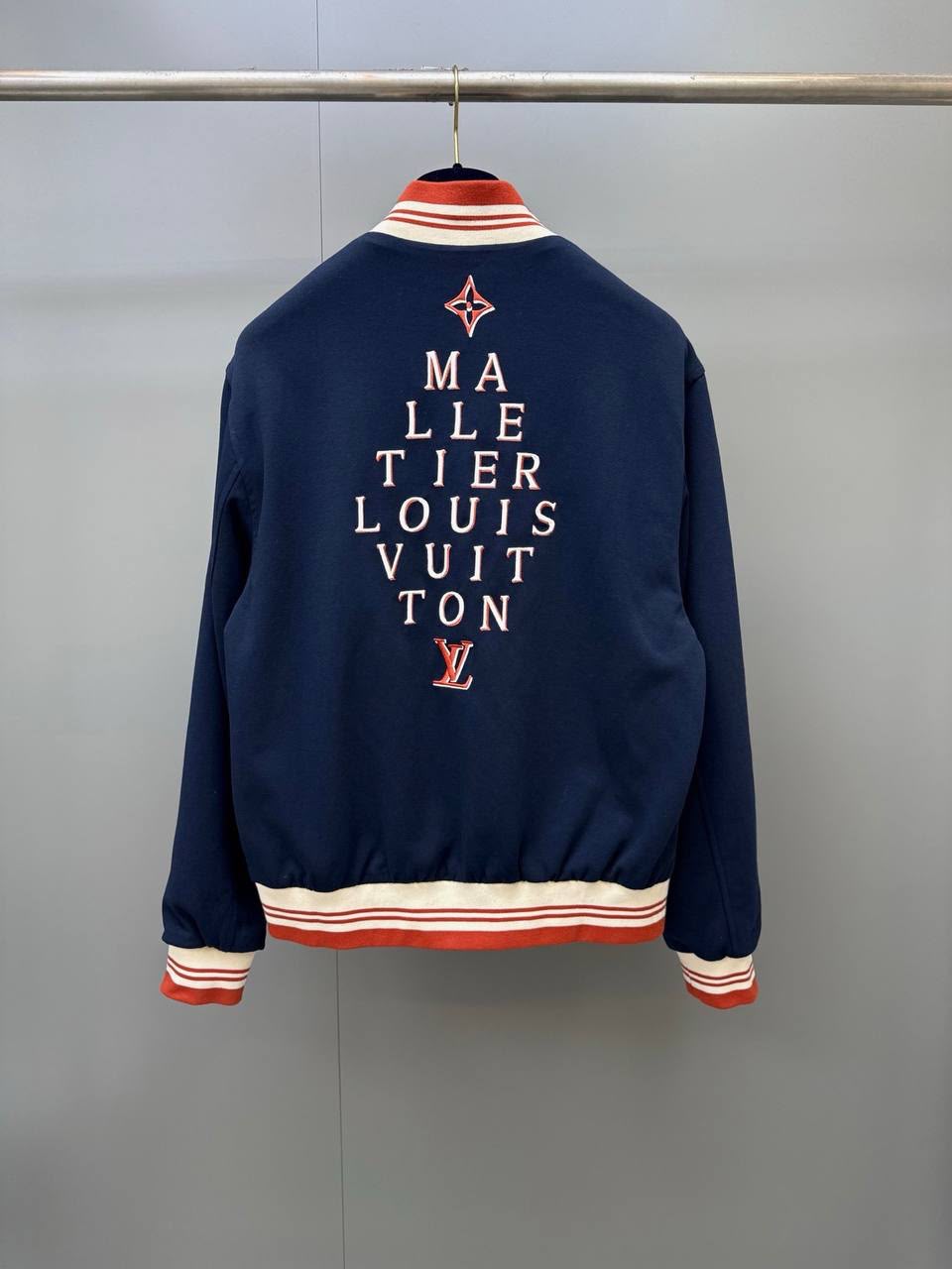 LV Navy Contrast Trim Jacket