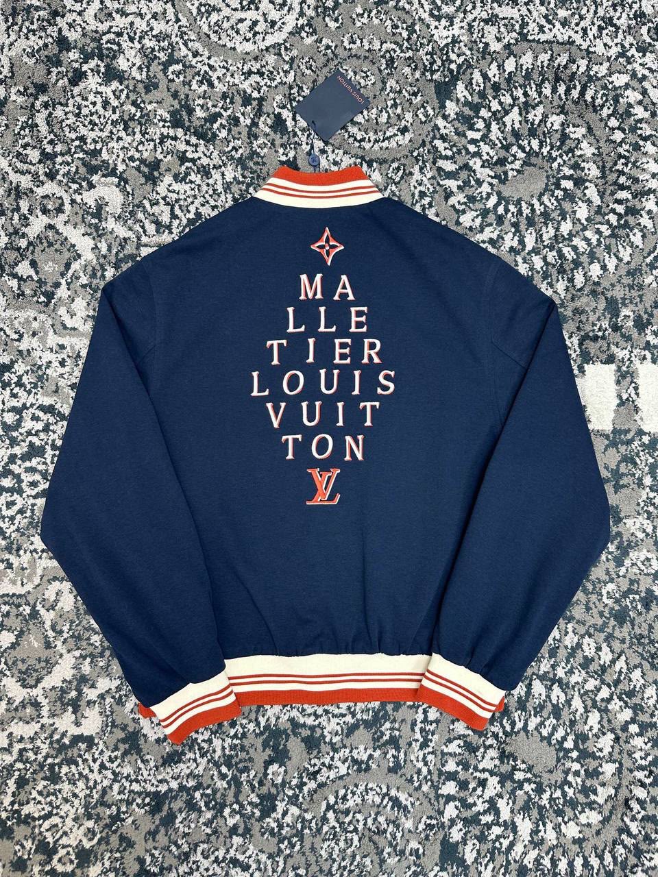 LV Navy Contrast Trim Jacket