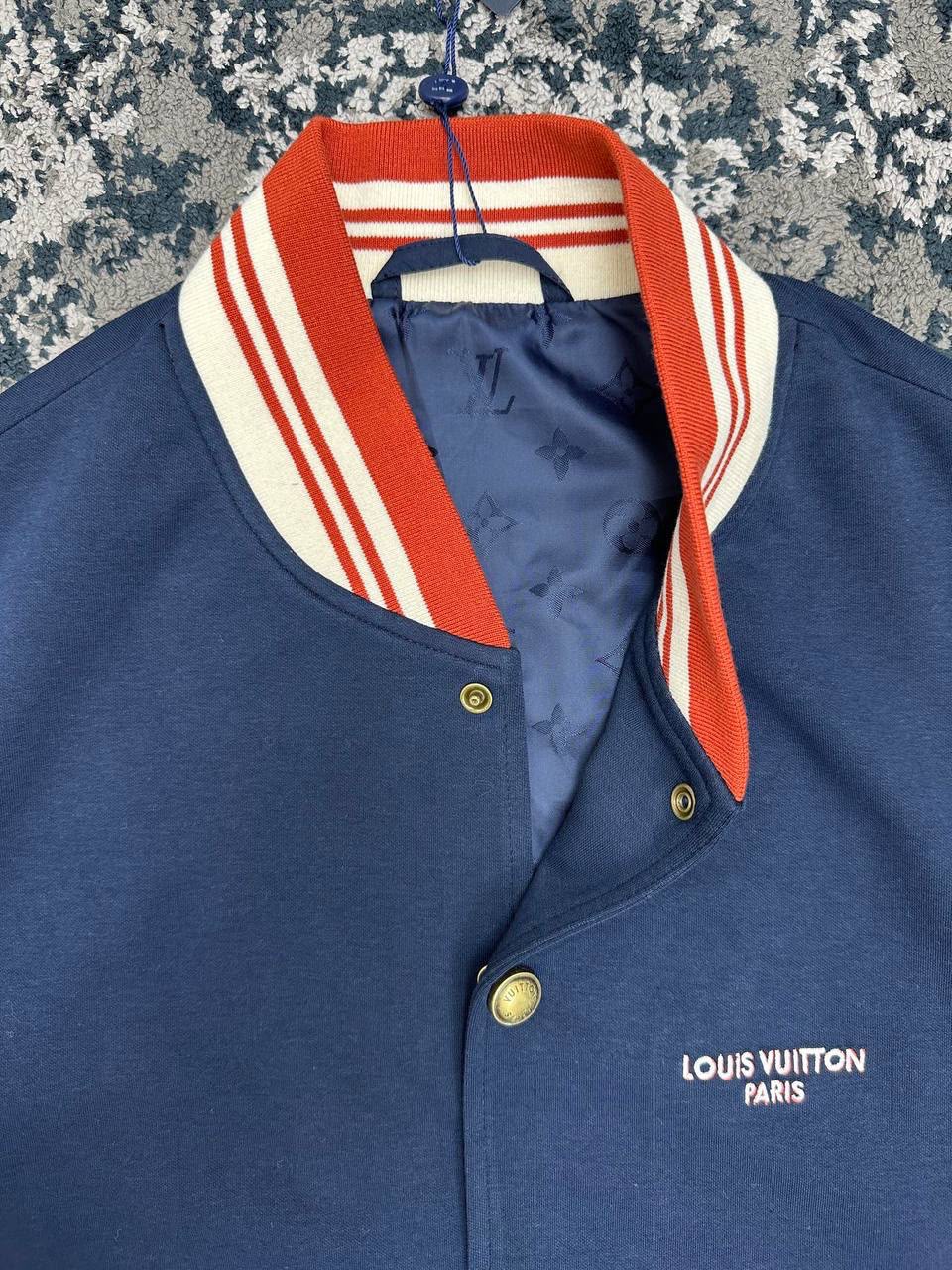 LV Navy Contrast Trim Jacket