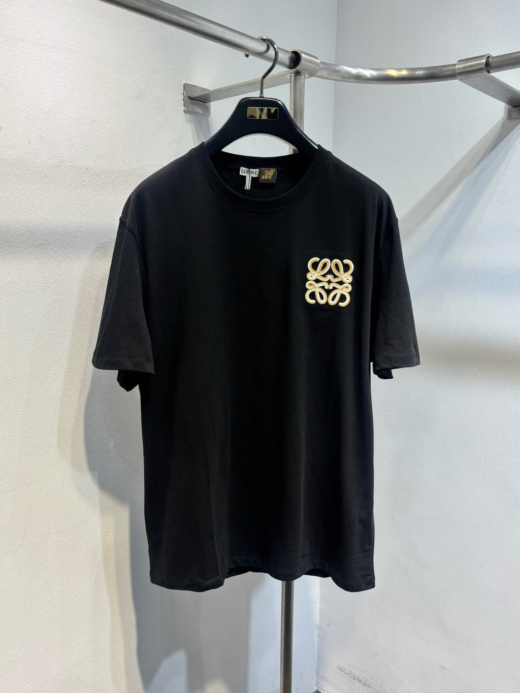 LOEWE Gold Anagram T Shirt