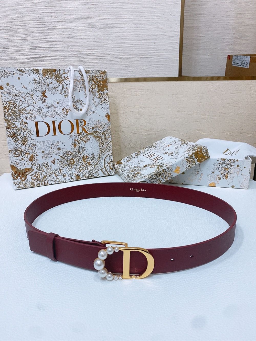 Dior CD Pearl Belt